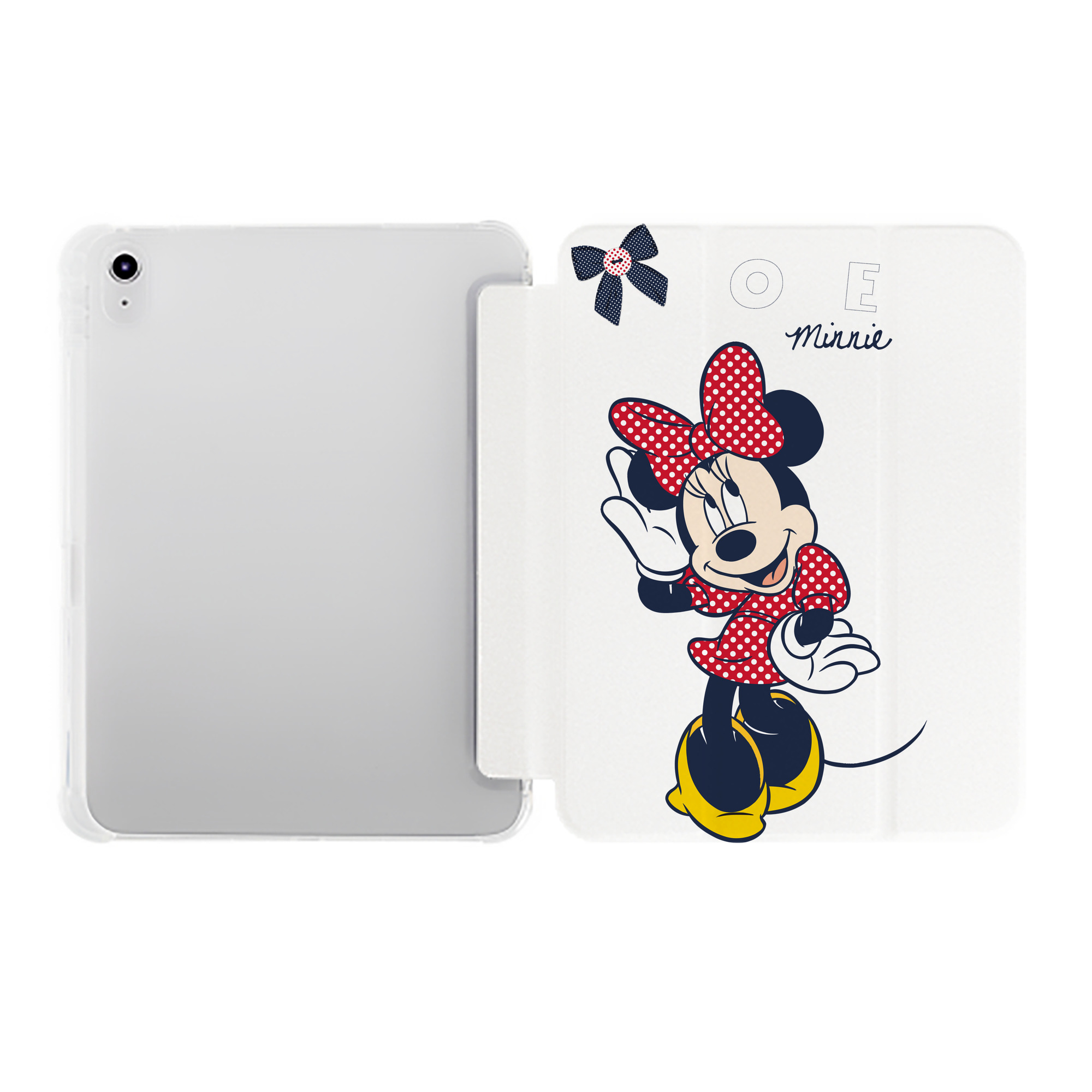 （画像用） ミッキーマウス Mickey Mouse IPad ケース ペン収納付き 三つ折りスタンド PUレザー×シリコン 対応機種9.5/10.5/10.9インチ